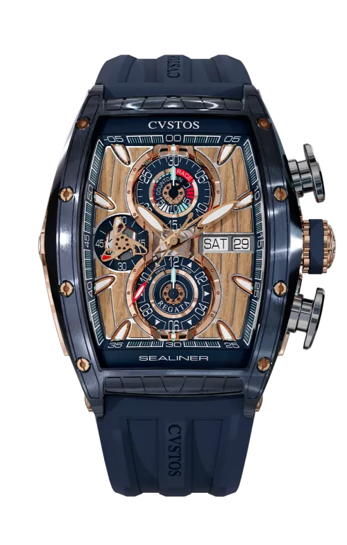 Sealiner Chronograph Navy Blue Steel / 5N