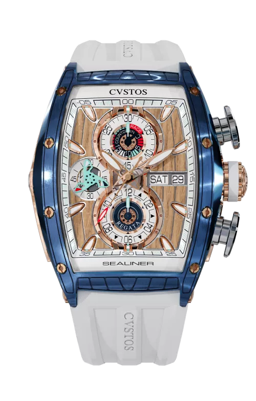 Sealiner Chronograph SkyBlue Steel / 5N